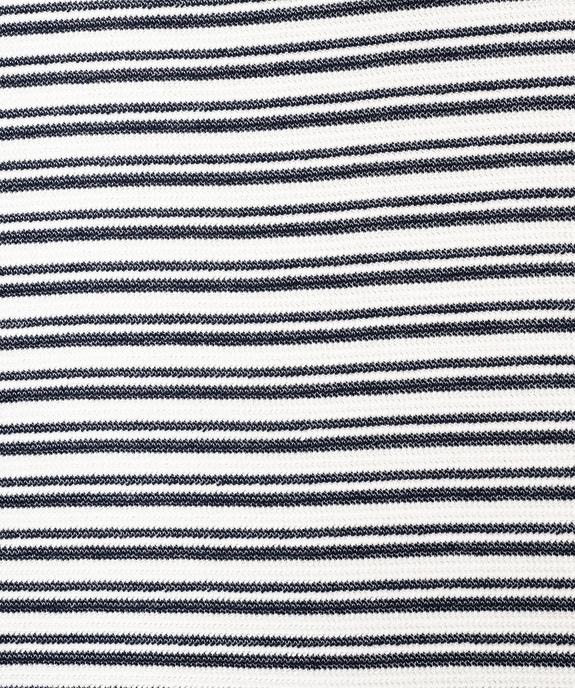 Tee-shirt à manches courtes en maille texturée à rayures homme vue7 - GEMO