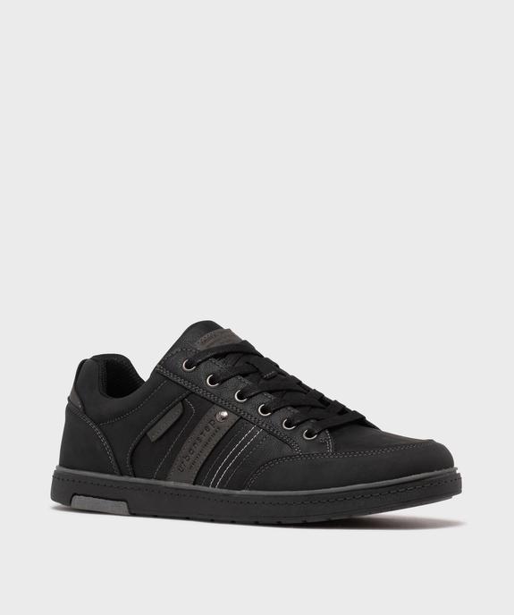 Baskets basses de ville surpiquées homme vue2 - URBAN STEPS GEMO FOR GOOD - GEMO
