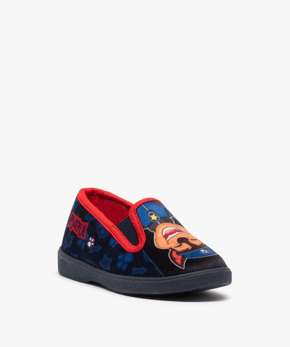 Chaussons garçon en velours imprimé - Pat’ Patrouille vue2 - PAT PATROUILLE - GEMO