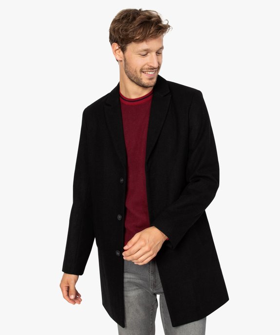 Manteau homme élégant longueur 3/4 vue2 - GEMO (HOMME) - GEMO