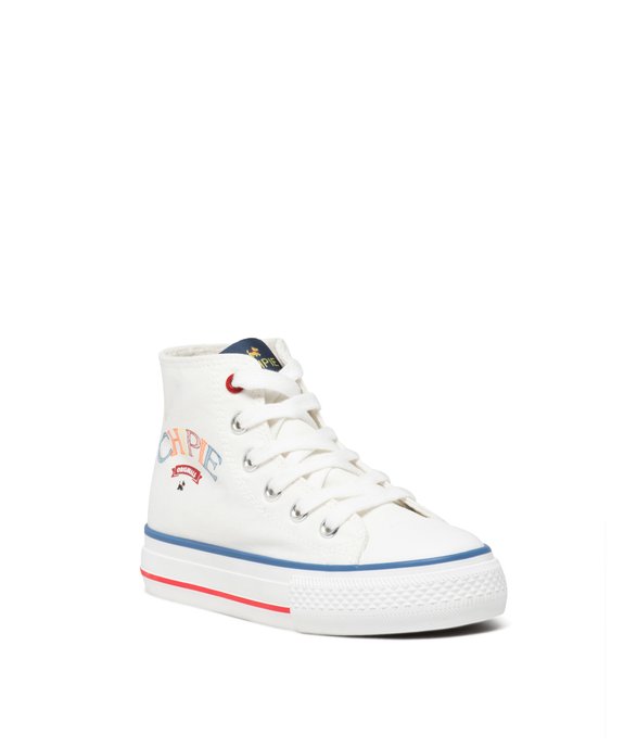 Baskets en toile montantes multicolores fille - Chipie vue2 - CHIPIE - GEMO