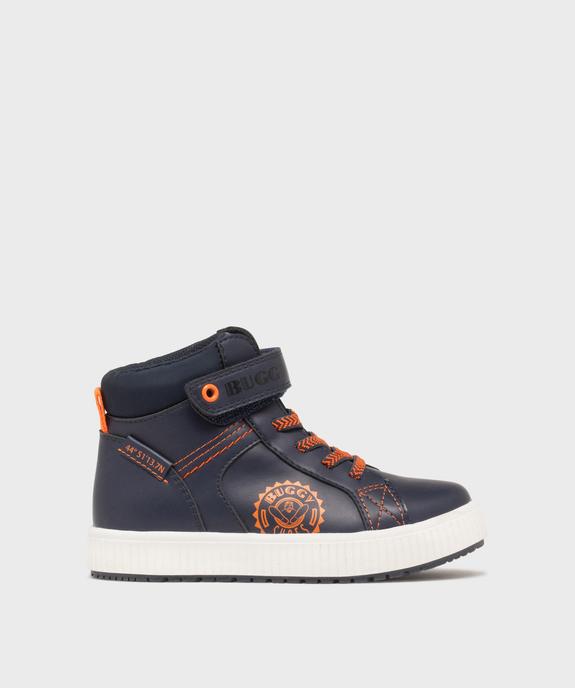 Boots look sport avec lacets élastiques et scratch garçon - Buggy Shoes vue1 - BUGGY - GEMO