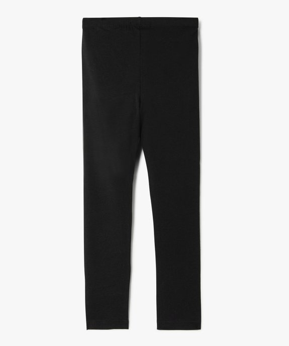 Leggings fille avec inscription pailleté sur un côté vue3 - GEMO (ENFANT) - GEMO