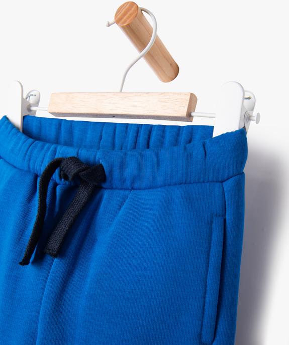 Bermuda en molleton bébé garçon vue2 - GEMO 4G BEBE - GEMO