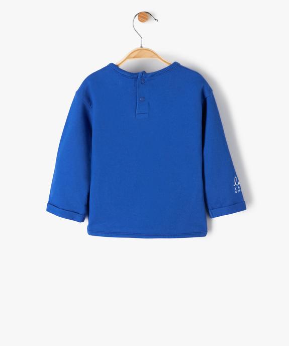 Tee-shirt bébé garçon imprimé à découpes originales - LuluCastagnette vue4 - LULUCASTAGNETTE - GEMO
