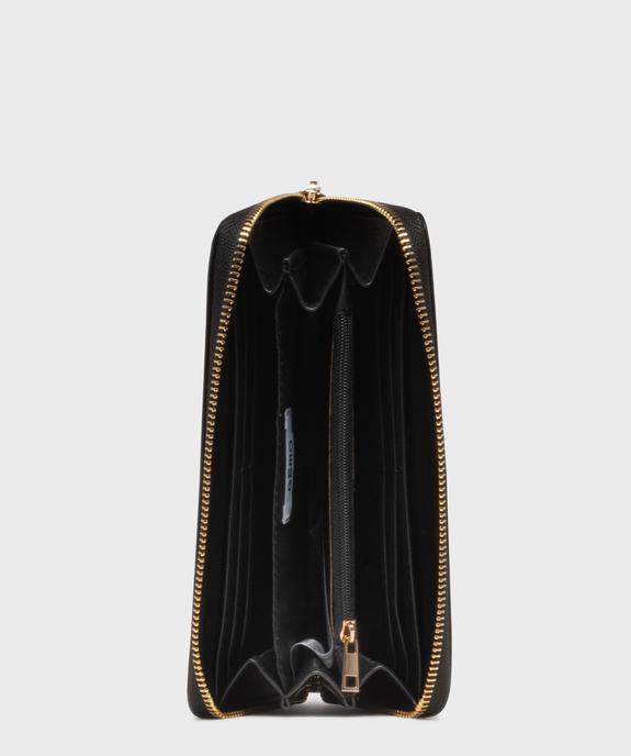 Portefeuille avec fermeture zippée femme vue3 - GEMO (ACCESS) - GEMO
