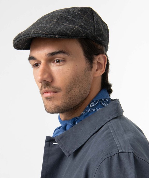 Casquette à carreaux style Gavroche homme vue4 - GEMO (ACCESS) - GEMO