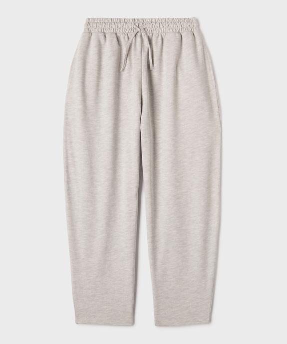 Pantalon de jogging ample avec ceinture ajustable fille vue1 - GEMO (JUNIOR) - GEMO