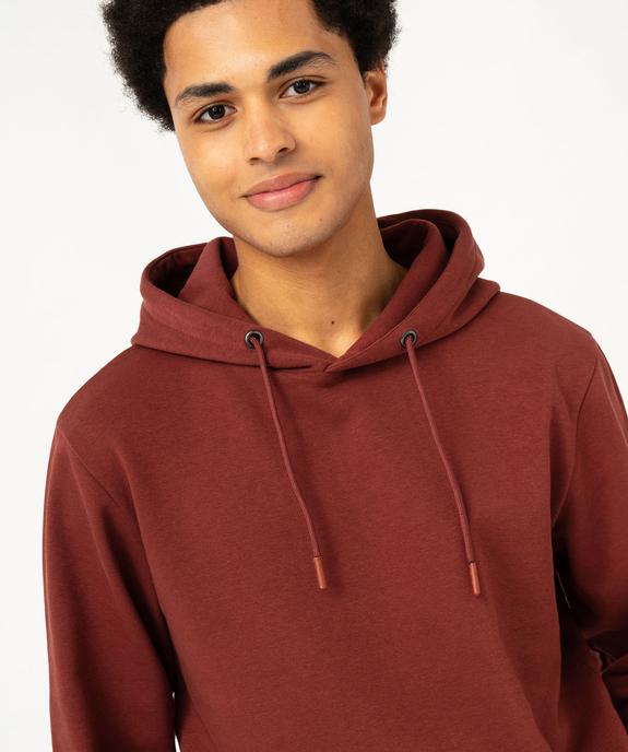 Sweat à capuche intérieur molletonné homme vue2 - GEMO 4G HOMME - GEMO