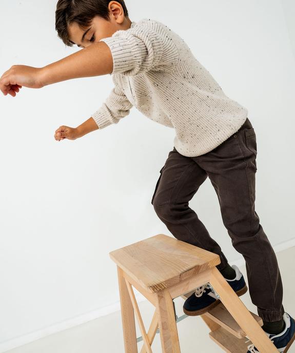 Pantalon cargo bas resserré garçon - GEMO (ENFANT) Pantalon cargo bas resserré garçon vue10 - GEMO (ENFANT) - GEMO