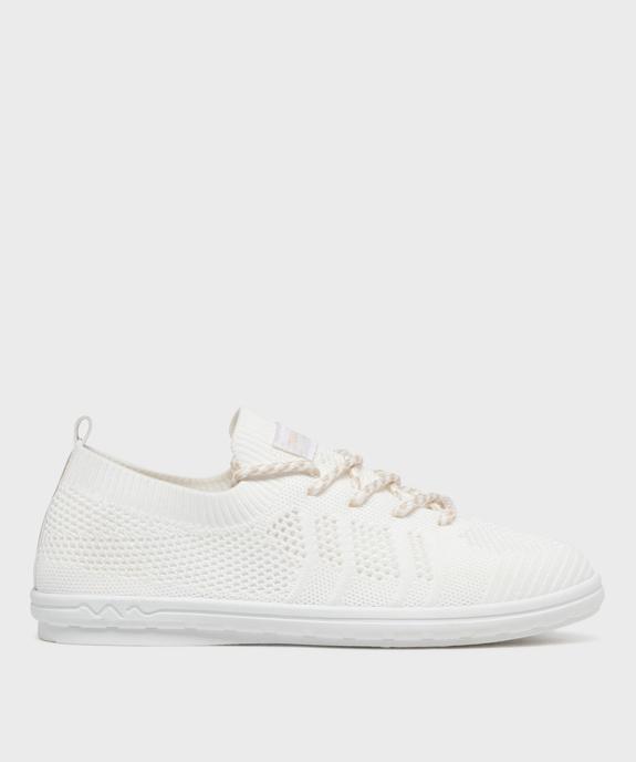 Tennis en toile tricotée femme - Terre de marins vue1 - TERRE DE MARINS - GEMO