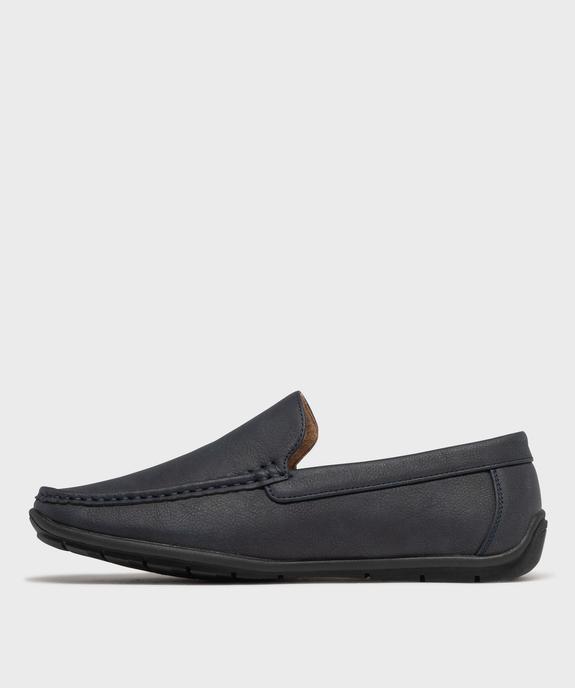 Mocassin semelle intérieure cuir homme vue3 - URBAN STEPS - GEMO