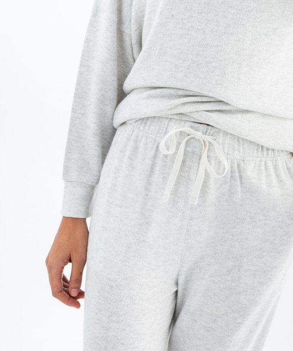 Pantalon de pyjama en maille fine femme vue8 - GEMO 4G FEMME - GEMO