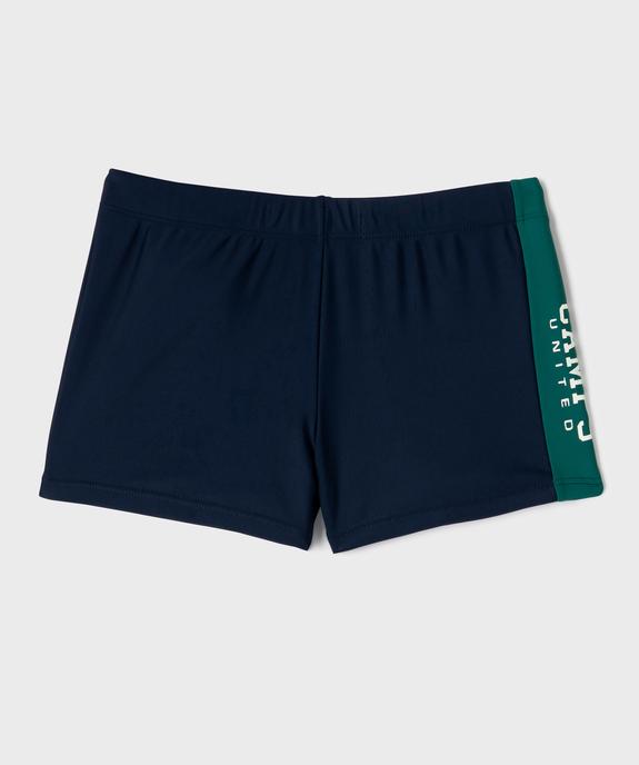 Shorty de bain bicolore garçon - Camps United vue1 - CAMPS - GEMO
