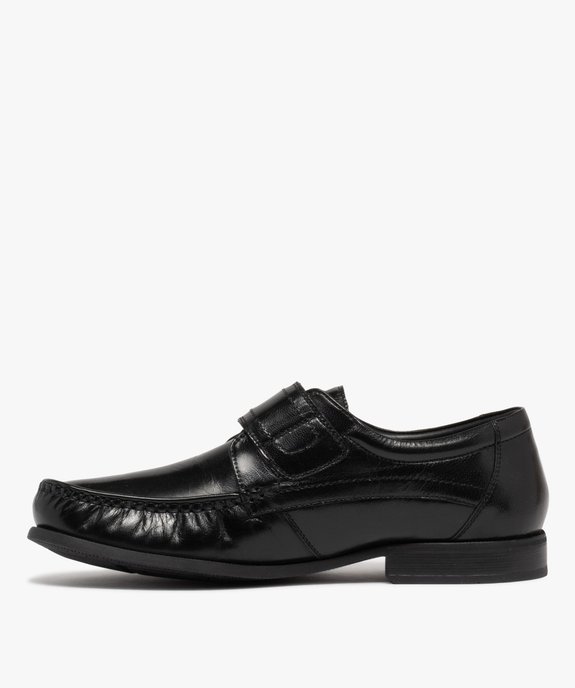 Mocassins homme dessus cuir fermeture à scratch  vue9 - G'FLEX - GEMO