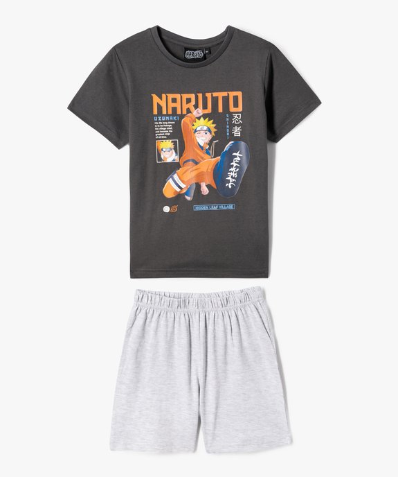 Pyjashort avec motif manga garçon - Naruto vue1 - NARUTO - GEMO