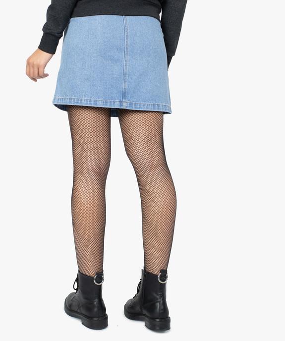 Jupe en jean pour femme avec larges poches vue3 - FOLLOW ME - GEMO