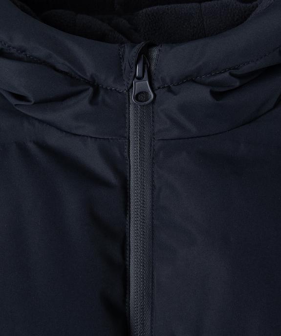 Blouson déperlant doublé polaire à capuche garçon vue5 - GEMO 4G GARCON - GEMO