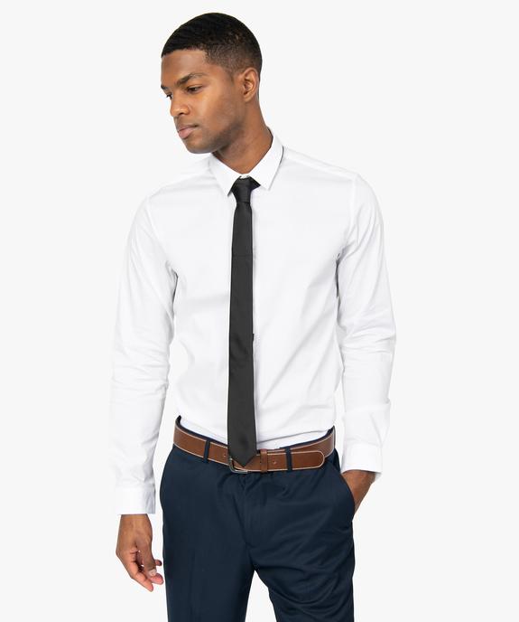 Cravate unie pour homme vue2 - GEMO (HOMME) - GEMO