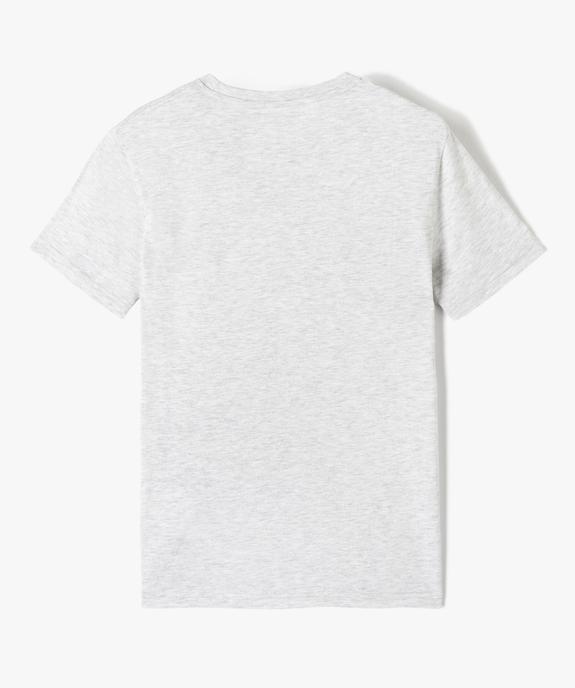 Tee-shirt garçon à manches courtes spécial Noël vue3 - GEMO (JUNIOR) - GEMO
