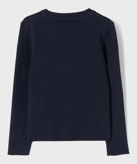 Pull en maille côtelée fille - LuluCastagnette vue1 - LULUCASTAGNETTE - GEMO