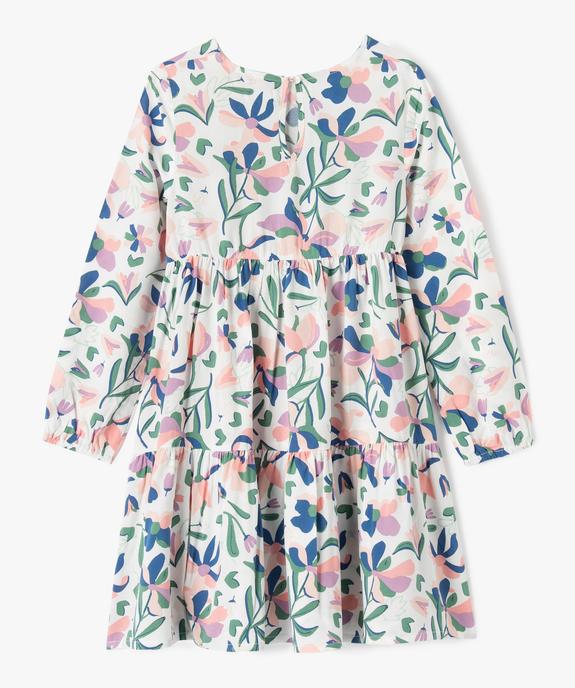 Robe à manches longues imprimée fille vue4 - GEMO (ENFANT) - GEMO