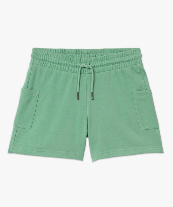 Short femme en maille avec ceinture élastiquée vue4 - GEMO(FEMME PAP) - GEMO