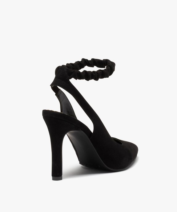Escarpin femme ouvert à talon fin  vue5 - GEMO(URBAIN) - GEMO