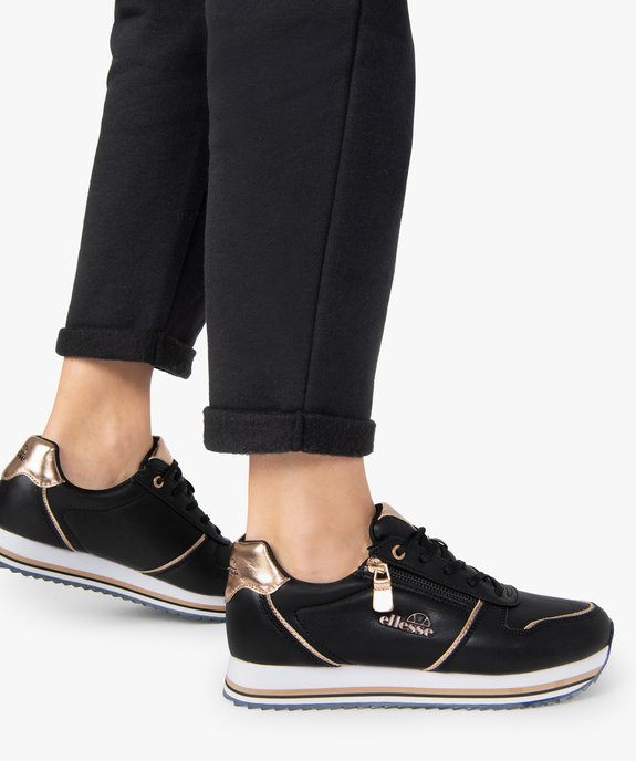 Baskets femme zippées à semelle épaisse - Ellesse vue1 - ELLESSE - GEMO