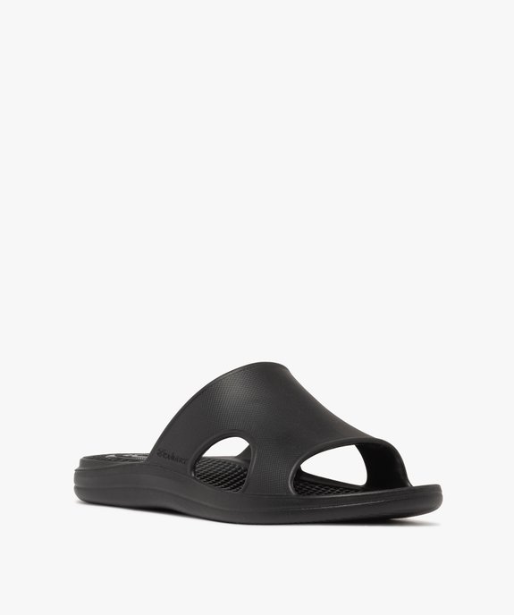 Mules de piscine homme à large bandeau ajouré - Isotoner vue2 - ISOTONER - GEMO