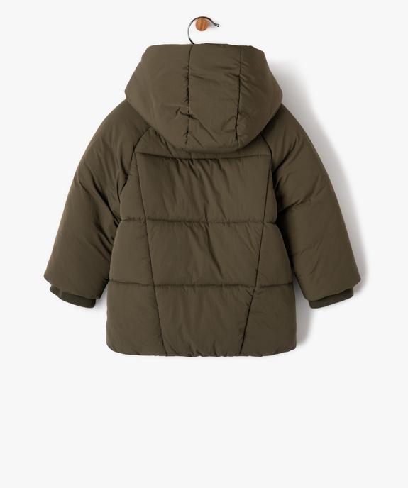 Blouson matelassé doublé  à capuche bébé garçon - LuluCastagnette vue5 - LULUCASTAGNETTE - GEMO