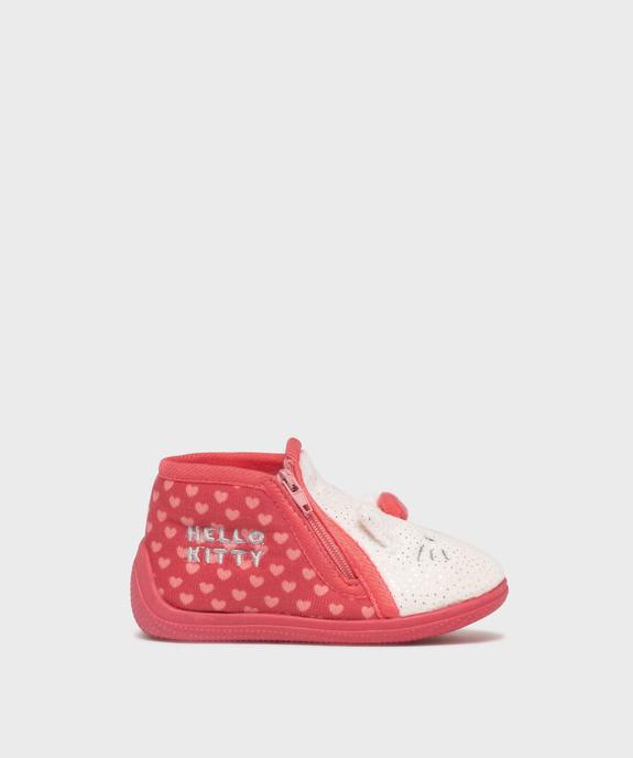 Chaussons botillons en velours bébé fille - Hello Kitty vue1 - HELLO KITTY - GEMO