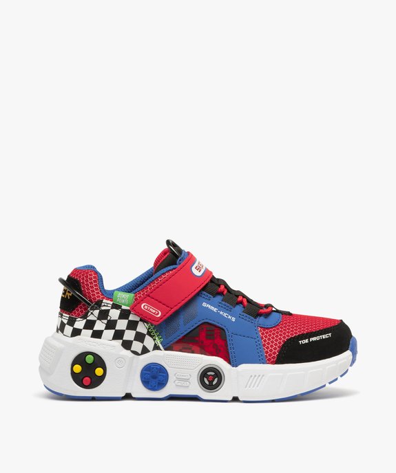 Baskets garçon à scratch et en mesh game-kicks - Skechers vue1 - SKECHERS - GEMO
