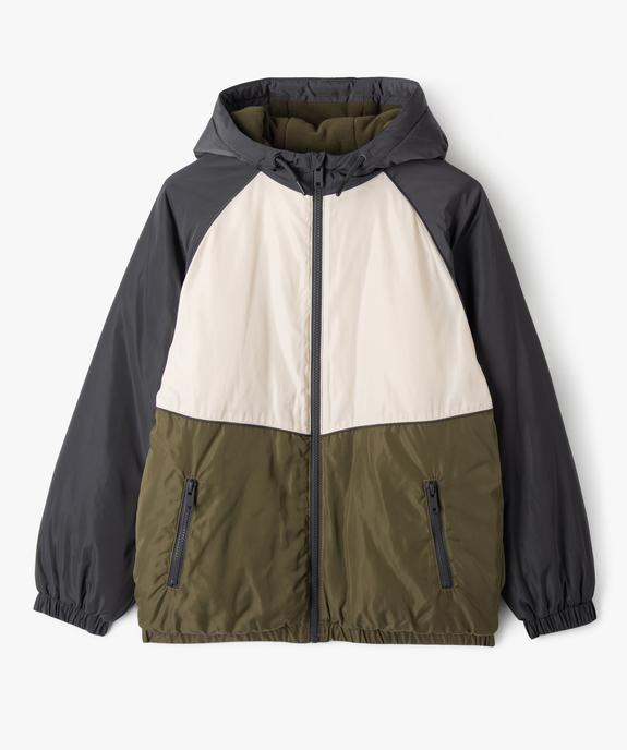 Blouson à capuche doublé polaire garçon vue1 - GEMO 4G GARCON - GEMO