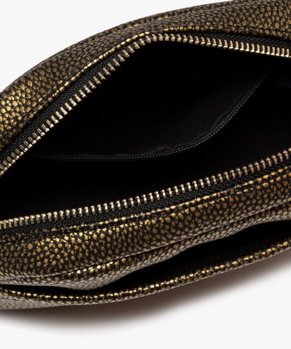 Sac à bandoulière grainé petit format femme vue3 - GEMO (ACCESS) - GEMO