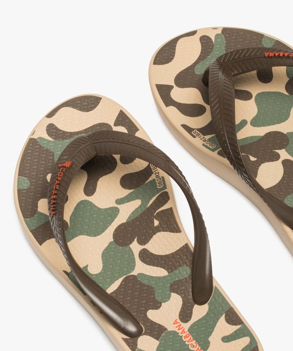 Tongs garçon imprimées camouflage - Copacabana vue3 - COPACABANA - GEMO