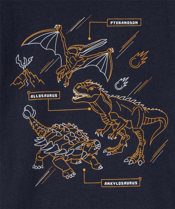 Tee-shirt garçon à manches longues avec motif XXL sur l’avant vue3 - GEMO (ENFANT) - GEMO