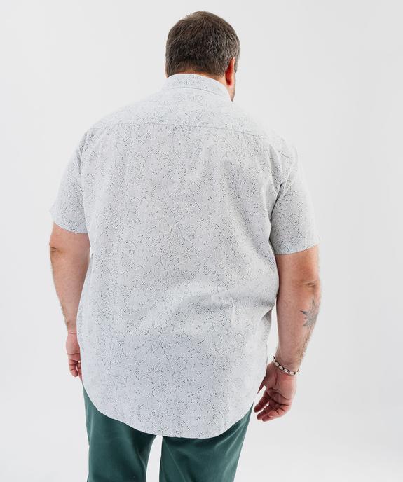Chemise manches courtes imprimée homme vue7 - GEMO 4G HOMME - GEMO