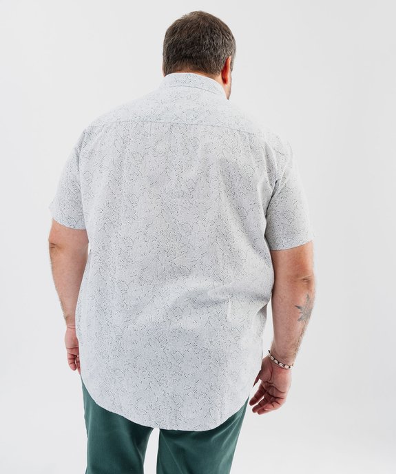 Chemise manches courtes imprimée homme vue7 - GEMO 4G HOMME - GEMO