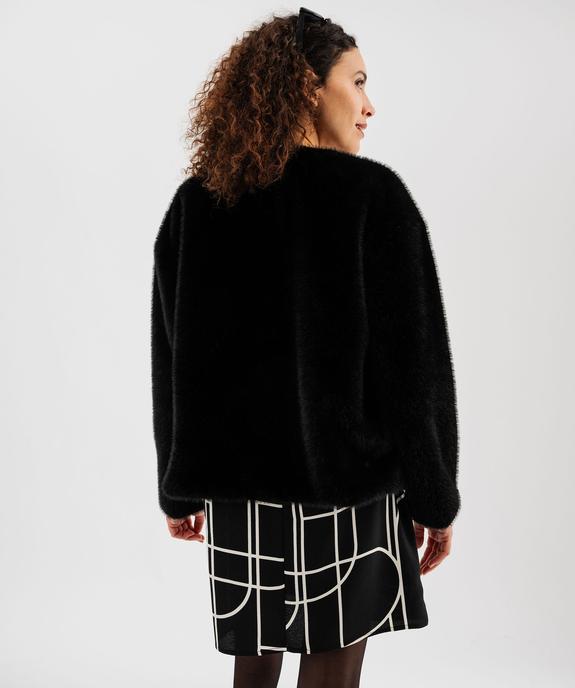 Manteau court en fourrure imitation femme vue6 - GEMO 4G FEMME - GEMO