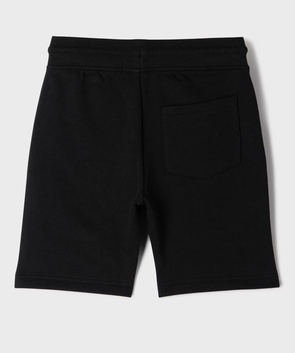 Bermuda molletonné avec taille ajustable garçon vue3 - GEMO 4G GARCON - GEMO