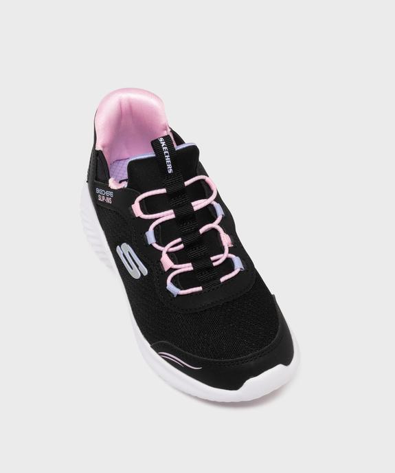 Baskets Slip-ins Summits en toile fille - Skechers vue5 - SKECHERS - GEMO