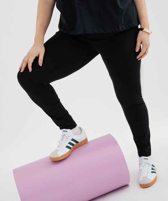 Legging femme grande taille uni en coton stretch vue7 - GEMO 4G GT - GEMO
