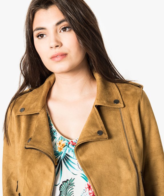 Veste en suédine vue2 - FOLLOW ME - GEMO