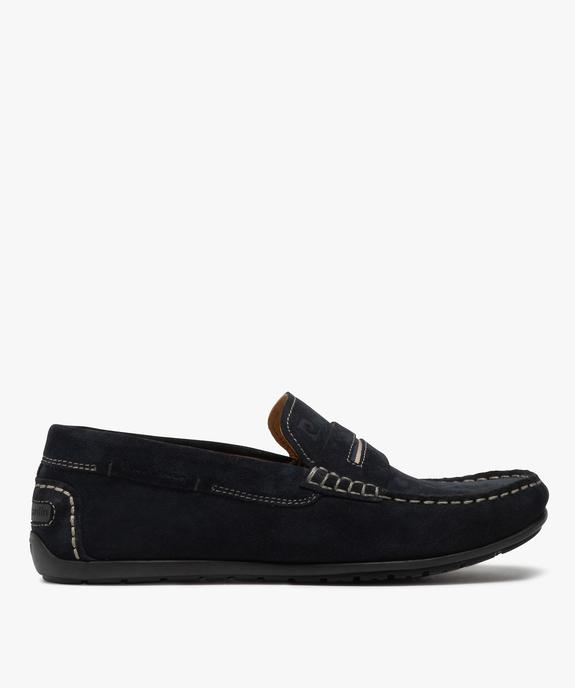 Mocassins homme unis en cuir – Pierre Cardin vue1 - PIERRE CARDIN D - GEMO