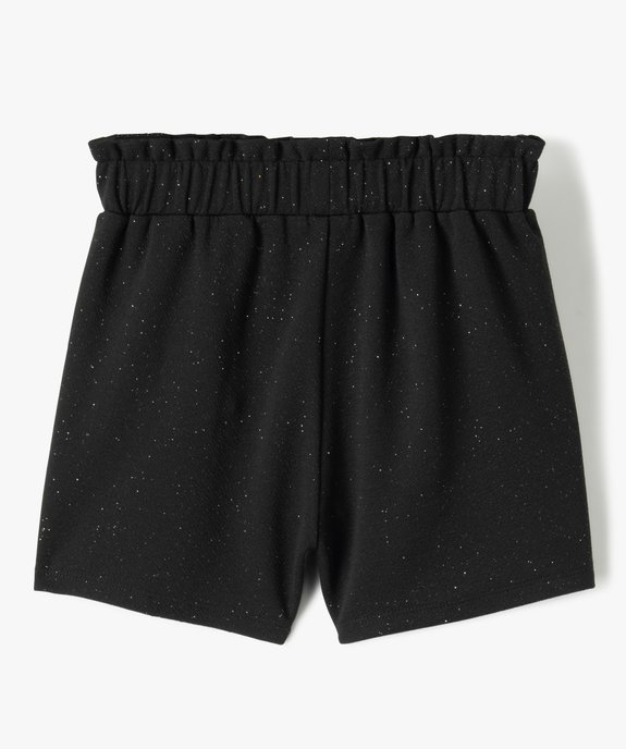 Short fille à paillettes en maille extensible vue4 - GEMO (ENFANT) - GEMO