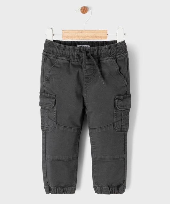 Pantalon cargo résistant avec taille ajustable bébé garçon vue1 - GEMO 4G BEBE - GEMO