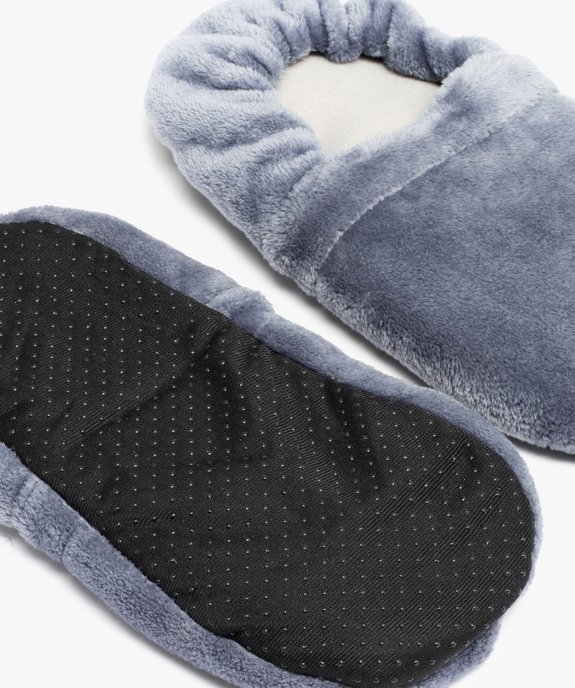 Chaussons bouillotte à chauffer au micro-ondes  vue2 - GEMO - GEMO