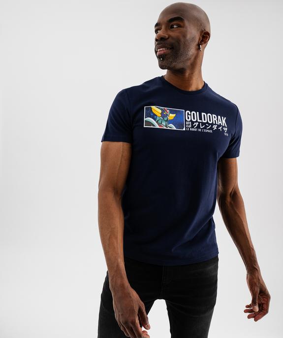 Tee-shirt manches courtes avec motif poitrine homme - Goldorak vue2 - GOLDORAK - GEMO