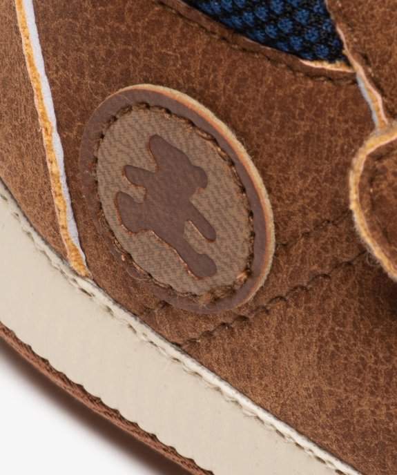 Chaussons de naissance bébé garçon à scratch – LuluCastagnette vue6 - LULUCASTAGNETTE - GEMO
